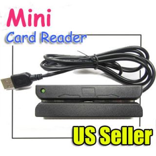  Magnetic Stripe MSR 3TK 3 Track Swipe Credit Card Reader