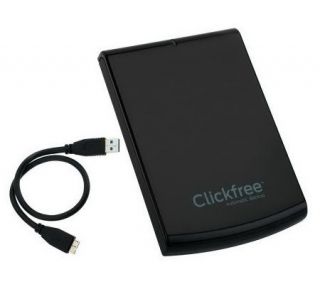 Clickfree 500GB External Hard Drive —