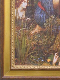 Waterhouse Hylas and The Nymphs Framed Canvas Replica