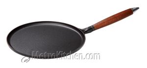 Staub Cast Iron 11 inch Crepe Pan Black Matte New