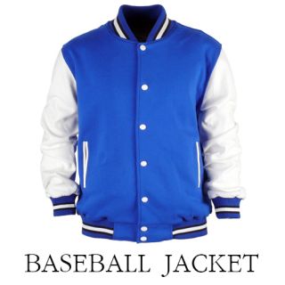  athletic collage Varsity Baseball Letterman Cotton Jacket size m TYPE9