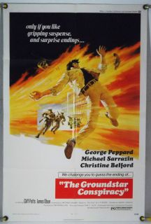 The Groundstar Conspiracy FF Orig 1sh Movie Poster George Peppard 1972