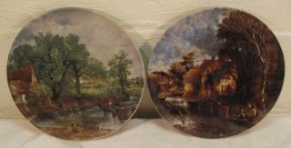 John Constable Plate Hay Wagon Farm Germany Painting