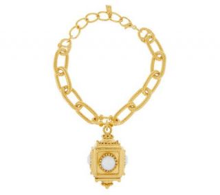 Melania Vintage Design Charm Bracelet —
