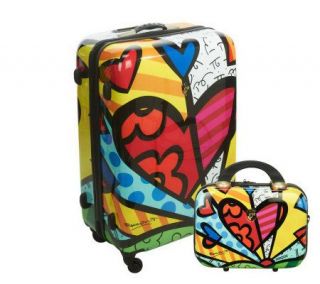 Heys USA Britto Collection 26Spinner and Beauty Case —