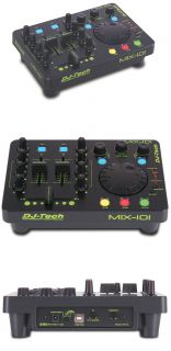 DJ Tech Mix 101 Mini USB Controller MIX101 PROAUDIOSTAR