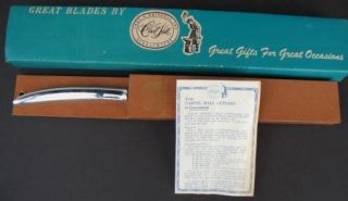 Large Quality Leisure Slicer Knife by Carvel Hall,Crisfield,Md