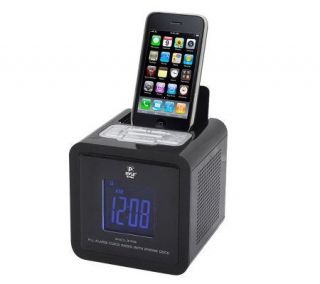 Pyle iPod iPhone Clock Radio w/FM Receiver & Dual Alarm Clock