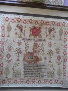 Antique Sampler 1849 by Ann Coupland