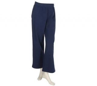 Anybody Brushed Stretch French Terry Wide Leg Pants —