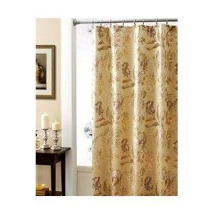Croscill Iris Shower Curtain Multi 72 x 75 Fabric Floral