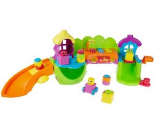 Fisher Price Stack &Surprise Interactive SillytownBlocks w/Lights 