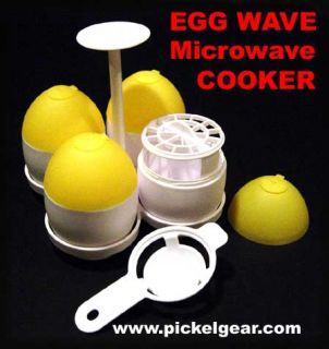 New Microwave Oven 4 Egg Cooker Wave with Egg Separator