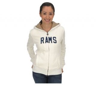 NFL St. Louis Rams Womens Jacket with SweaterLined Hood —