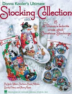 New 15 Cross Stitch Stockings Christmas Decoration Book