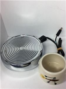  Bend Electric Bean Pot 2 Qt Crock Slow Cooker Stoneware Scentsy