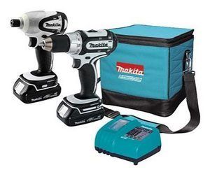 Makita 18 Volt Compact Lithium Ion 2 Piece Combo Kit LCT200W