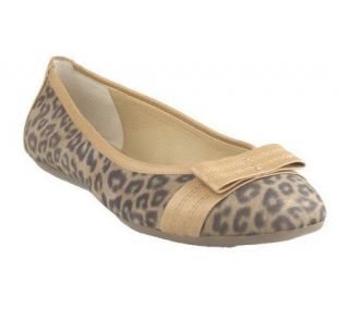 Isaac Mizrahi Live! Suede Ballerina Flats with Bow Detail —