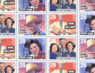 1993   COUNTRY & WESTERN MUSIC #2771 74 Full Mint Sheet