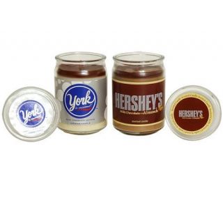 Set of 2 Hersheys Candy Bar Candles by Valerie —