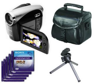 Samsung SCDX103 DVD Camcorder Kit with Bag, Tripod, 6 DVD Rs