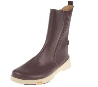 Footprints by Birkenstock LeatherSide Zip Mid Calf Boots with Goring 