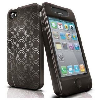 iSkin Solo FX Cover Case for iPhone 4 Carbon Black