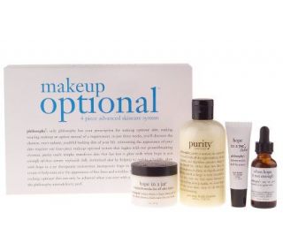 philosophy makeup optional 4 piece advanced skincare system   A45715