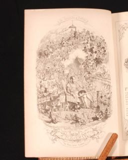 1869 George Cruikshanks Table Book Caricatures Illus