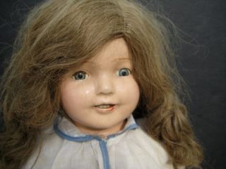 vintage 22 composition cryer perfect doll w clothes