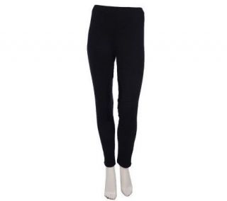 by Marc Bouwer Riding Leggings with Faux Leather Patches   A203245
