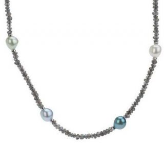 Honora Cultured FreshwaterPearl 36 Gemstone & Baroque Pearl 