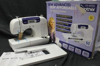 As Is Brother CS6000I Sew Advance Sew Affordable 60s Computerized