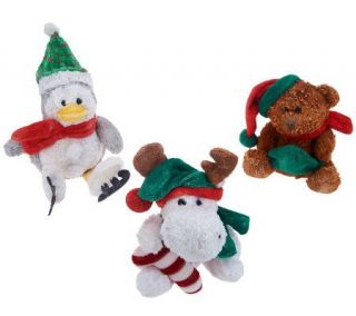 Whip City Candle Co. Set of 3 Hand Dipped Holiday Friends   H197261