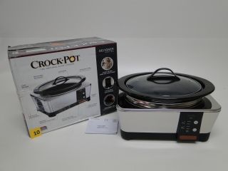 Crock Pot SCCPTP600P 6 Quart Programmable Slow Cooker Polished