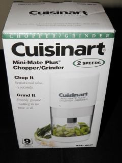 Cuisinart Mini Mate Plus Chopper Grinder Two Speeds Model MM 2M