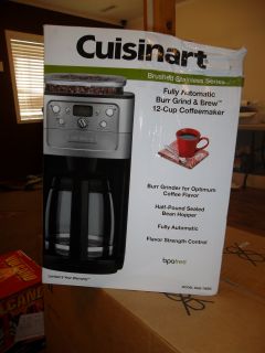 Cuisinart Grind and Brew 12 Cup Coffee Maker Model DGB 700BC