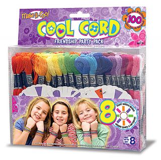 COOL CORD Friendship Bracelets PARTY PACK Thread Kit 105 skeins 8