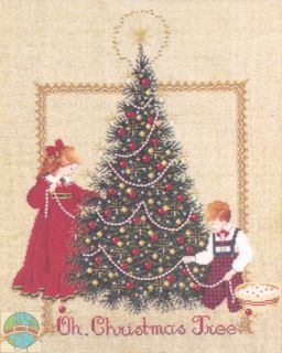 Cross Stitch Chart ~ Lavender & Lace Oh Christmas Tree