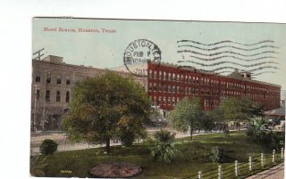  Houston TX Hotel Brazos 1911 Downtown Texas PC