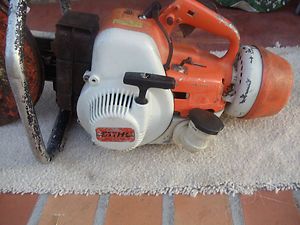 Stihl TS 350 Cut Off Concrete Saw Vintage Working Strong