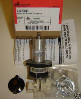 Crouse Hinds EMPS049 Selector Switch Hazardous Location