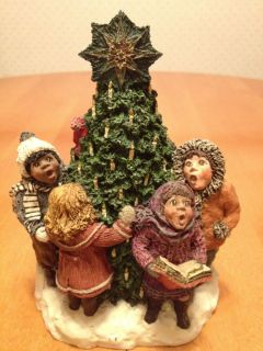 JUNE MCKENNA CHILDREN CAROLERS SINGING O CHRISTMAS TREE FLAT BACK 7 75