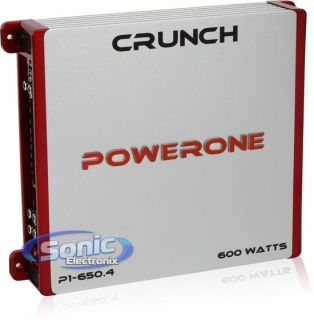 Crunch P1 650 4 600W 4 Channel Class A B Power One Series Car