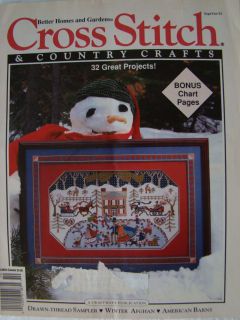 Homes Gardens Cross Stitch Country Crafts Magazine Sept Oct 92