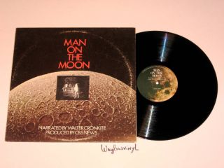 Man on The Moon Walter Cronkite LP CBS