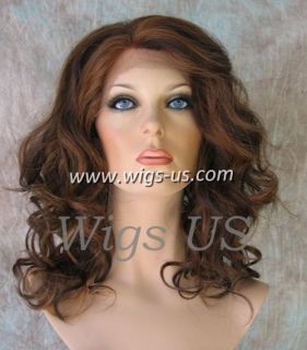  Wavy Skin Top Shoulder Length Black Brown Auburn Blonde Heat OK