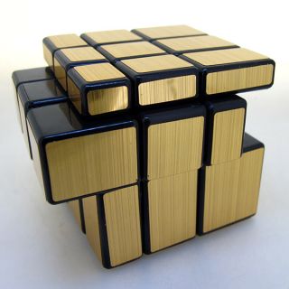  Sticker Mirror Block 3x3x3 Magic Cube Twist Puzzle Black