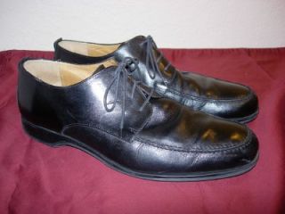 Coach Carleton Mens Black Leather Dress Shoes Lace Up Oxford Sz 11 D