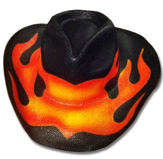 Cowboy Hat Toyo Straw Black Flame Unisex